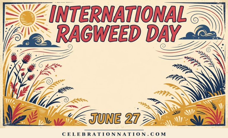 International Ragweed Day poster