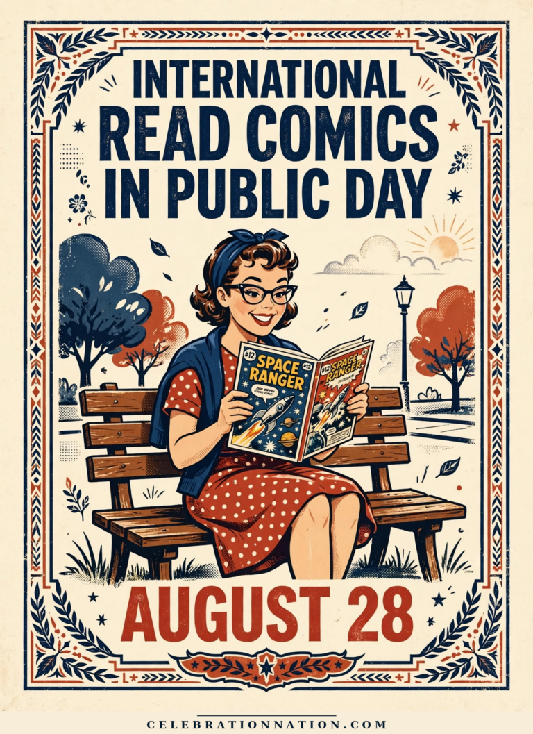 International Read Comics in Public Day poster