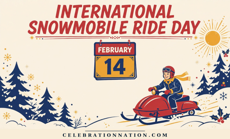 International Snowmobile Ride Day poster