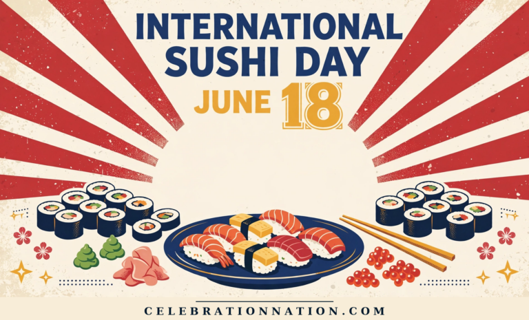 International Sushi Day poster