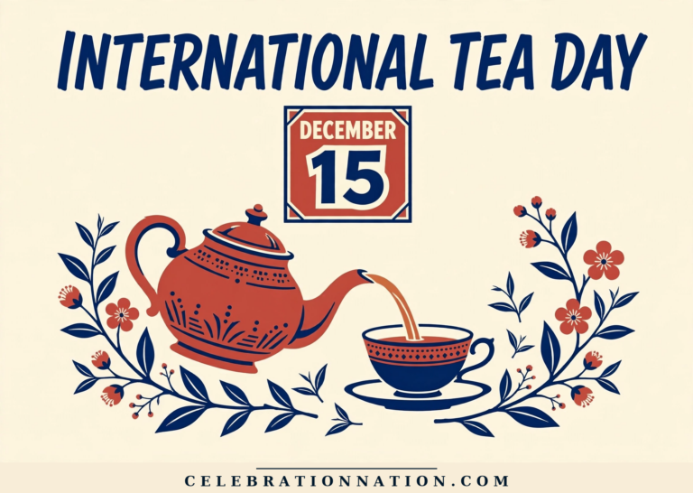 International Tea Day poster