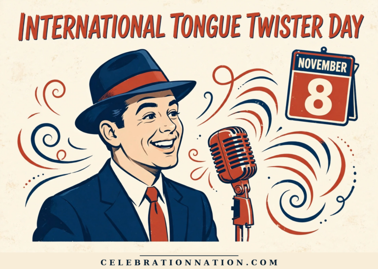International Tongue Twister Day poster