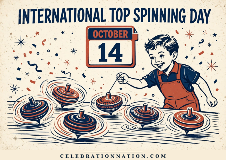 International Top Spinning Day poster