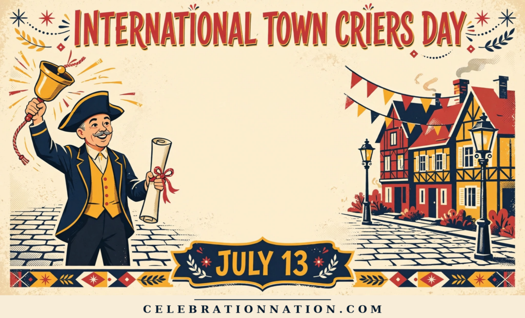 International Town Criers Day poster