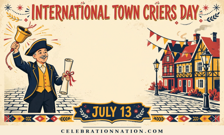 International Town Criers Day poster