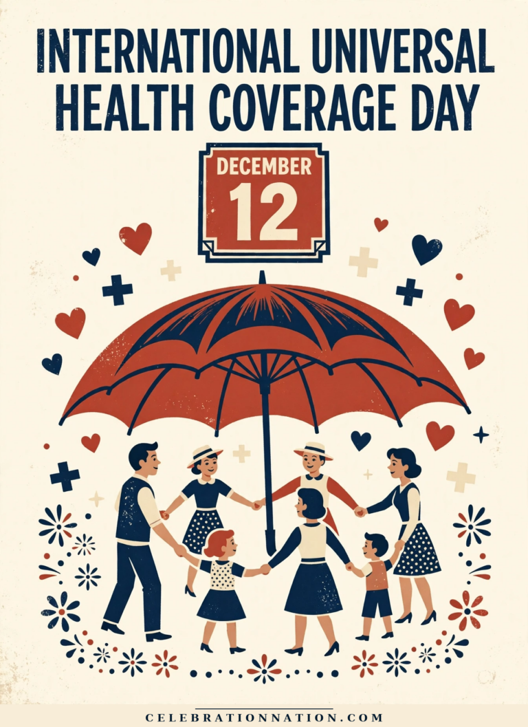 International Universal Health Coverage Day poster