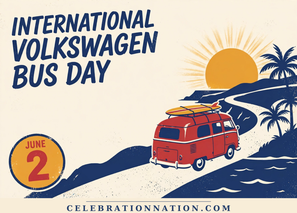 International Volkswagen Bus Day poster