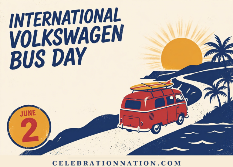 International Volkswagen Bus Day poster