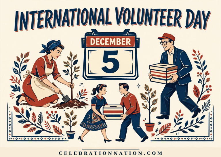 International Volunteer Day poster