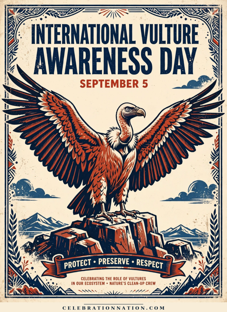 International Vulture Awareness Day poster