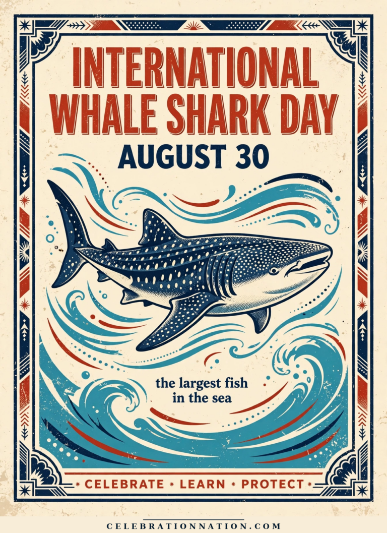 International Whale Shark Day poster