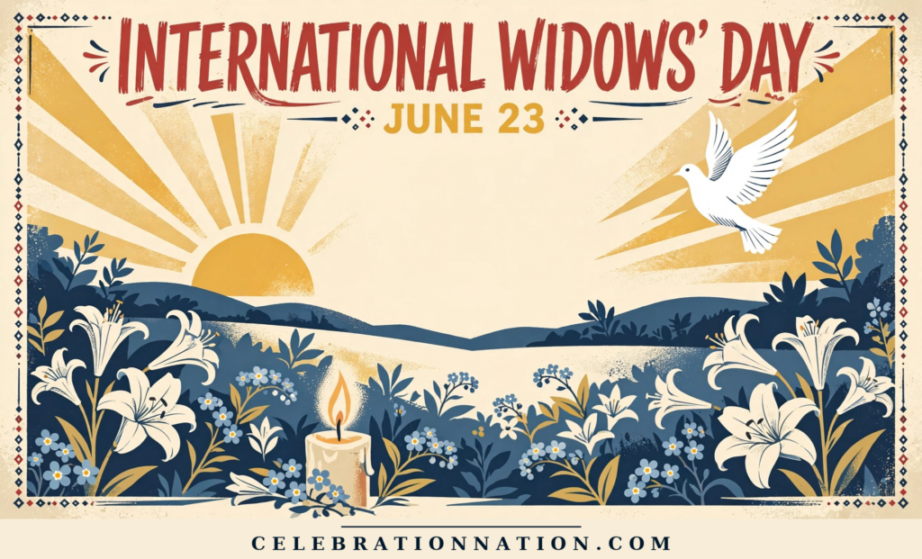 International Widows’ Day poster