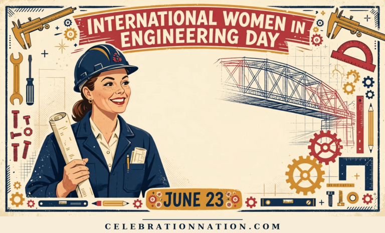 International Women in Engineering Day poster