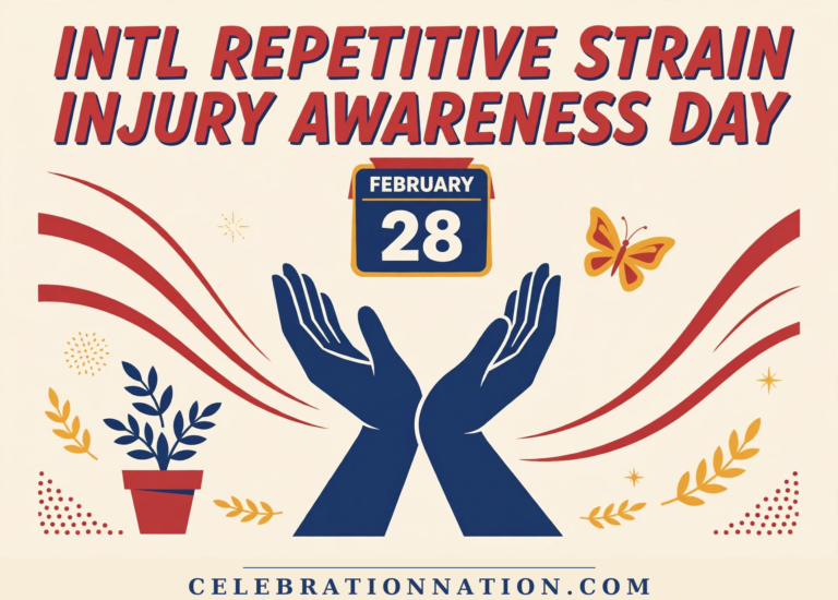 Intl Repetitive Strain Injury Awareness Day poster