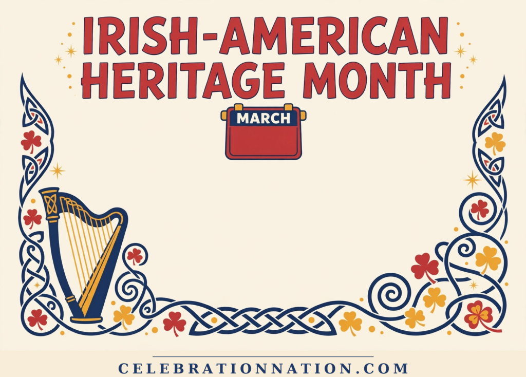 Irish-American Heritage Month poster
