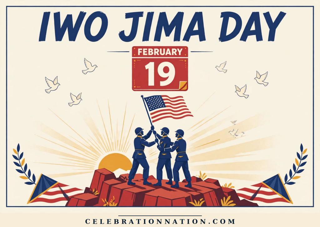Iwo Jima Day poster