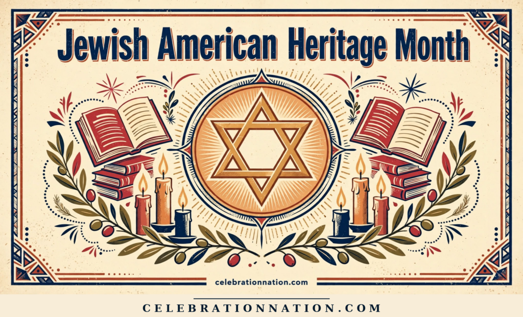 Jewish American Heritage Month poster