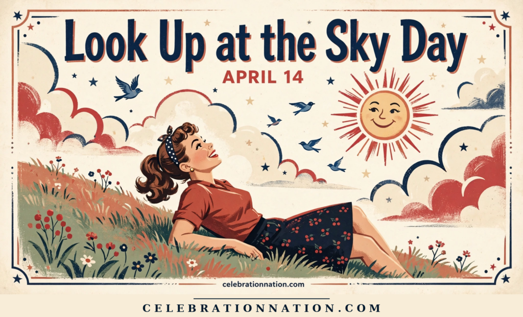 Look Up at the Sky Day poster