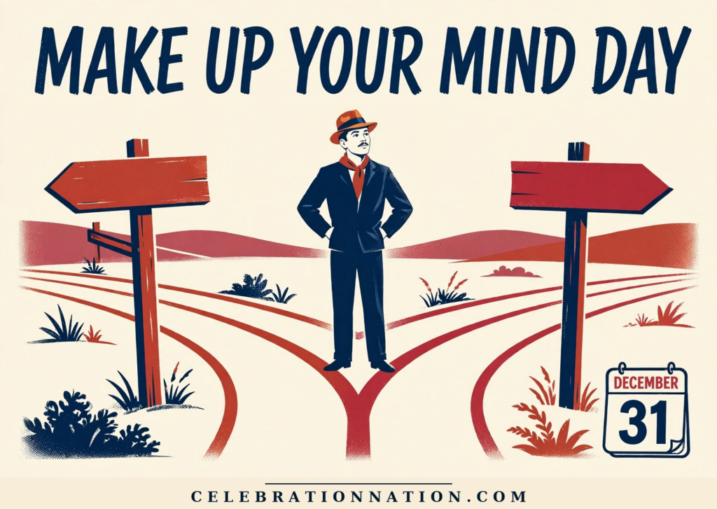 Make Up Your Mind Day poster
