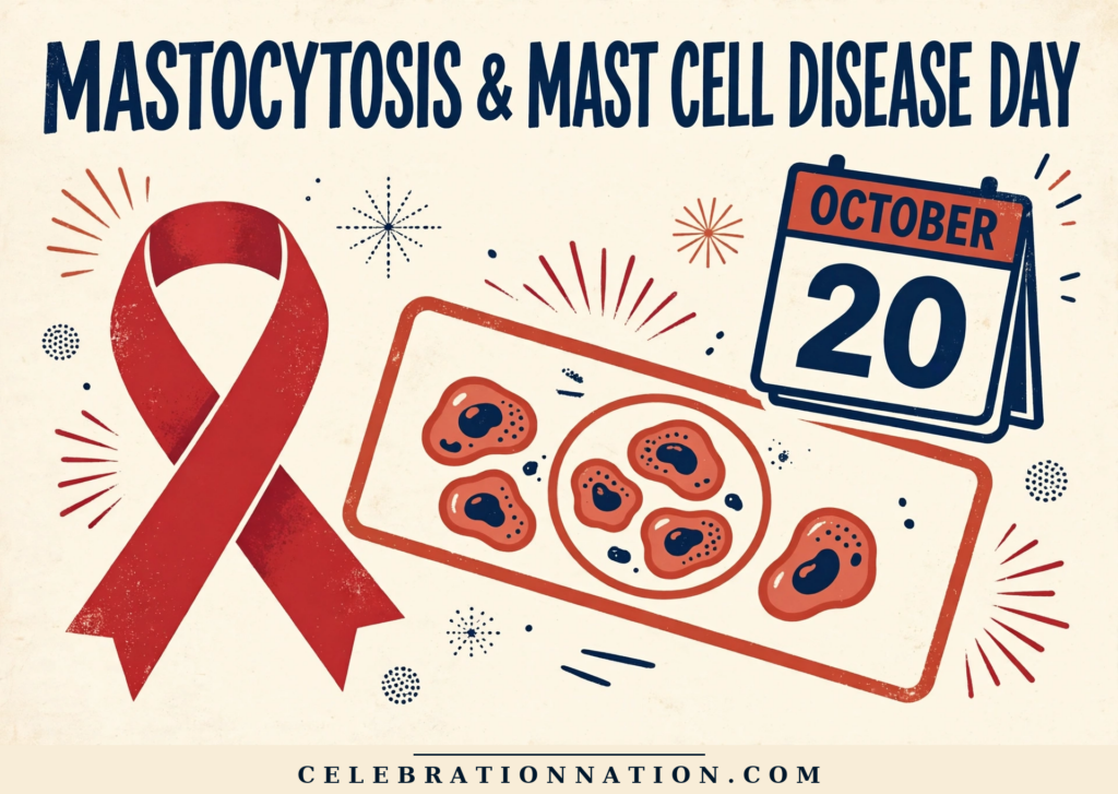 Mastocytosis & Mast Cell Disease Day poster
