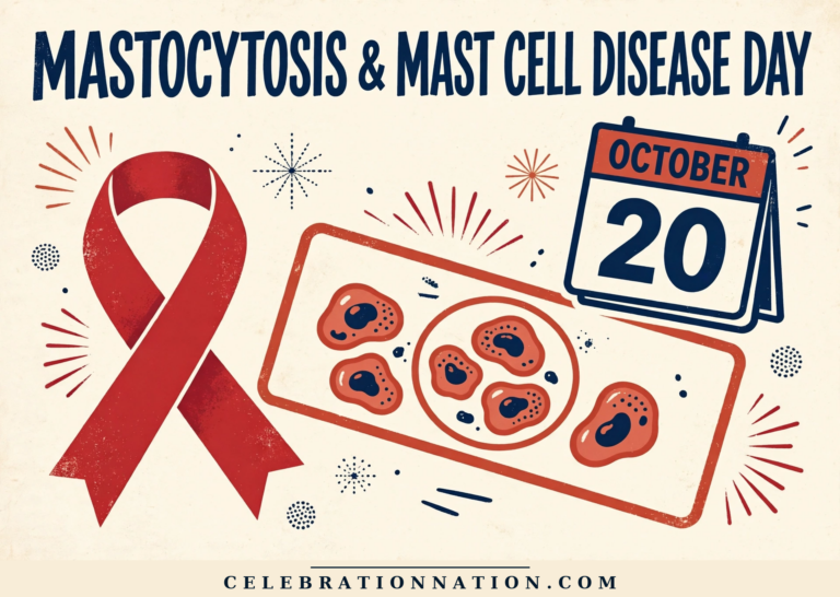 Mastocytosis & Mast Cell Disease Day poster