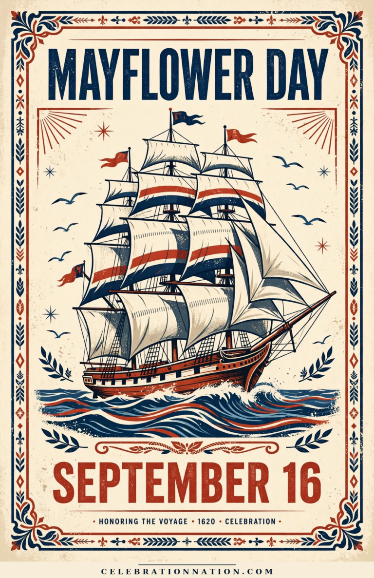 Mayflower Day poster