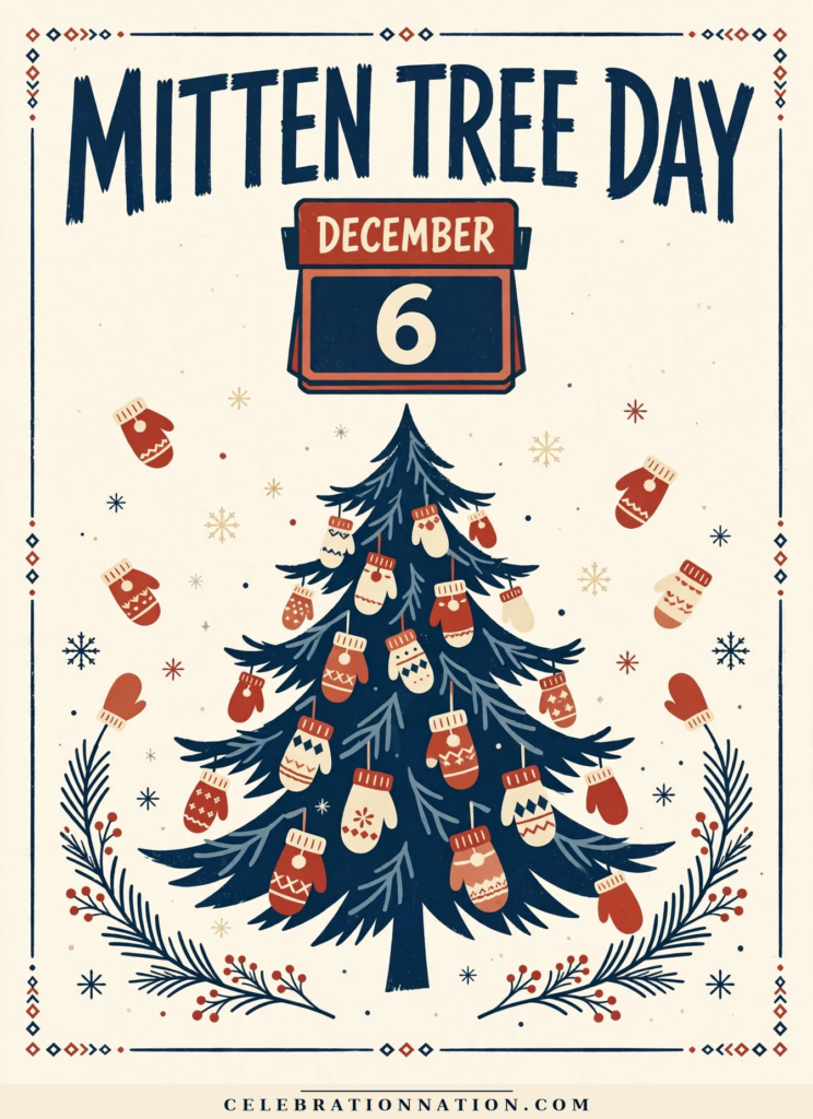 Mitten Tree Day poster
