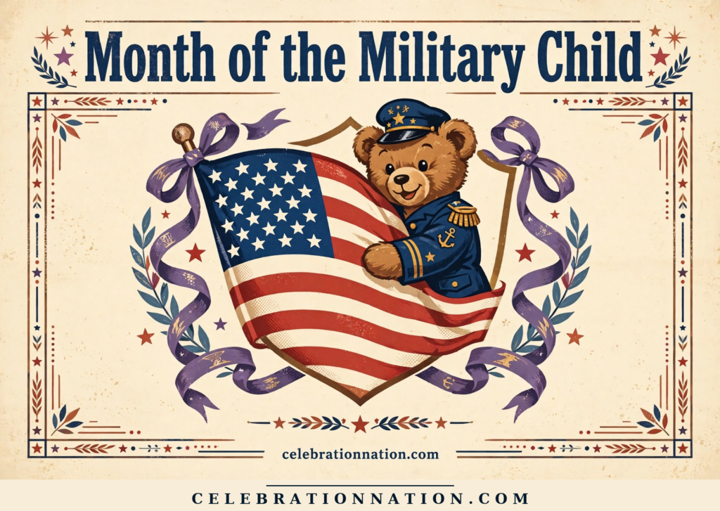 Month of the Military Child poster