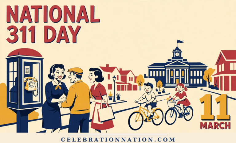 National 311 Day poster