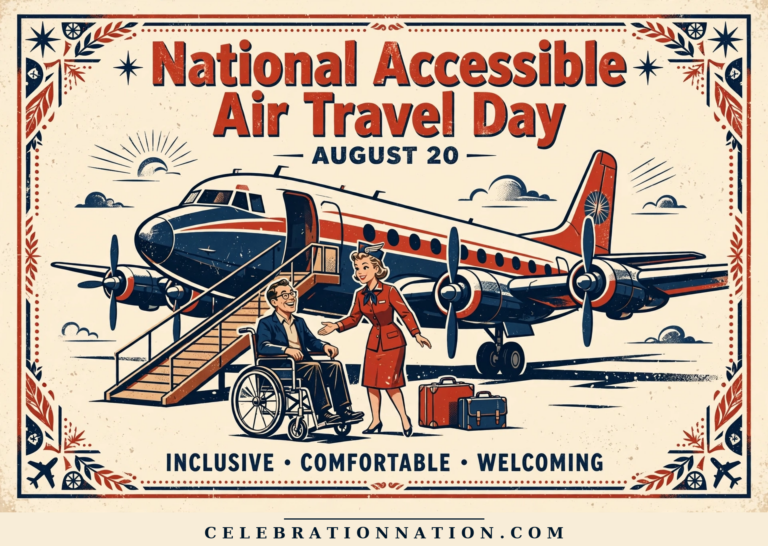 National Accessible Air Travel Day poster