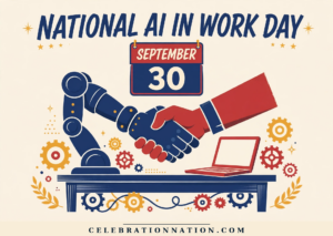 National AI in Work Day illustration, September 30