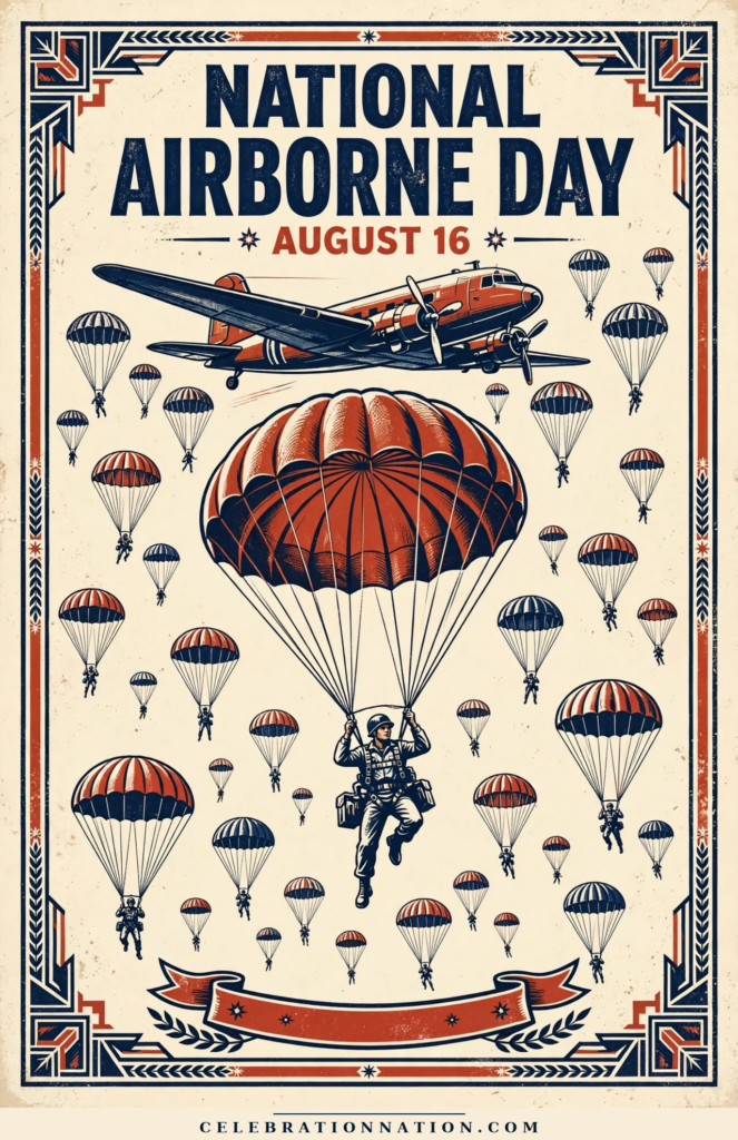 National Airborne Day poster
