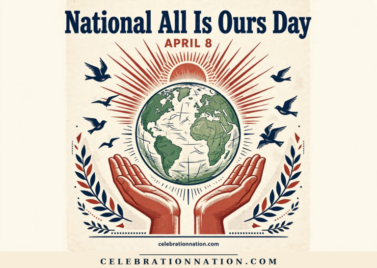 National All Is Ours Day poster