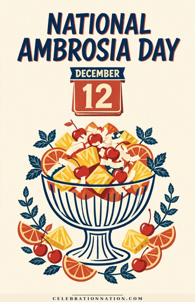 National Ambrosia Day poster