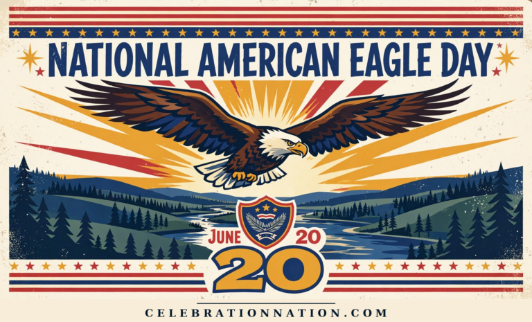 National American Eagle Day poster