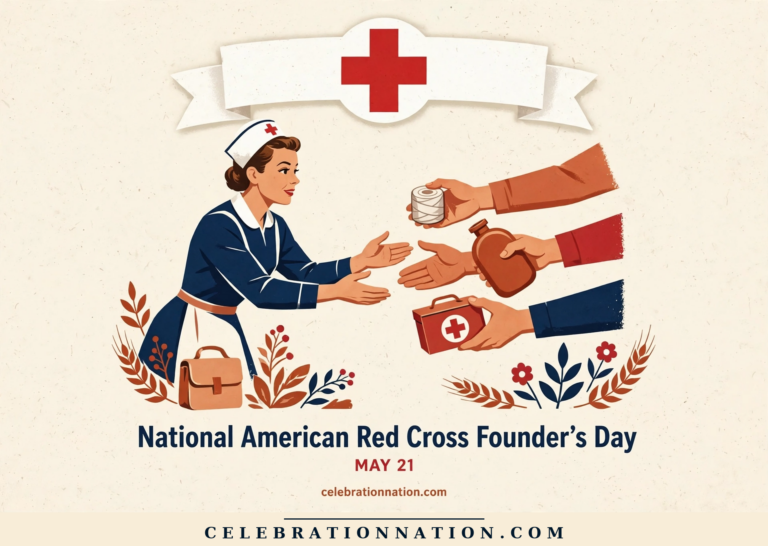 National American Red Cross Founder’s Day poster