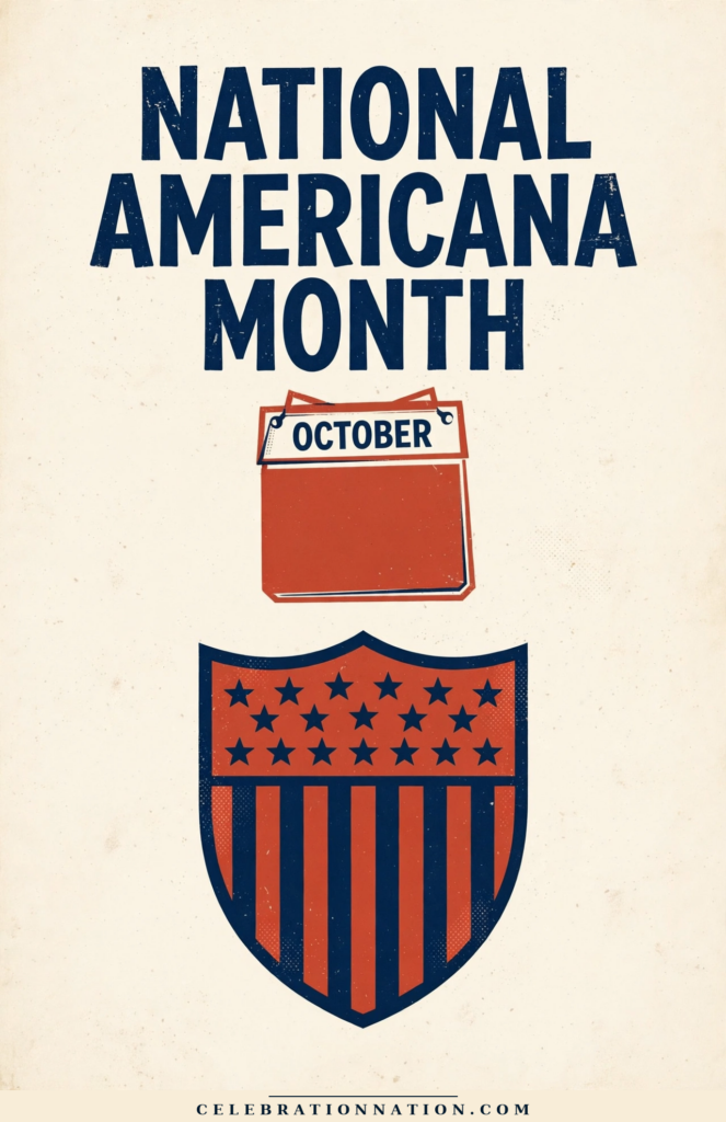 National Americana Month poster