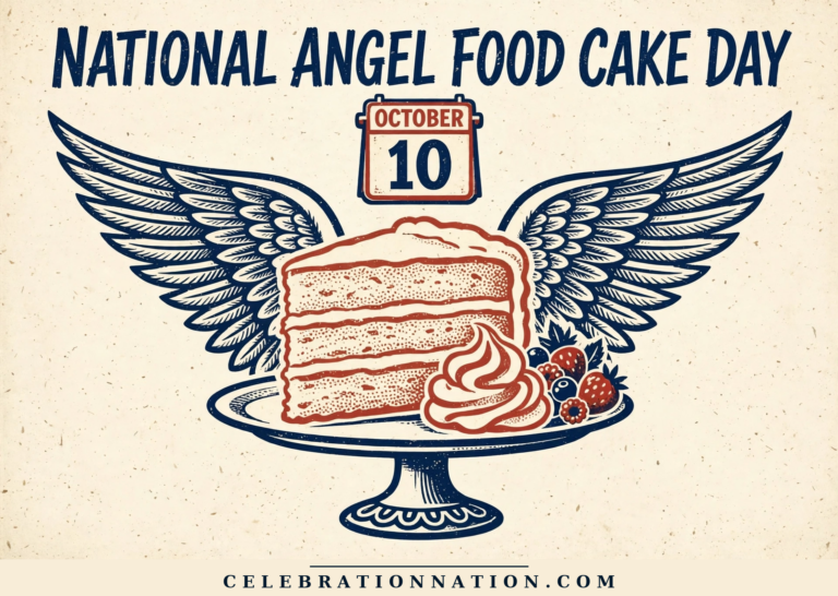 National Angel Food Cake Day poster