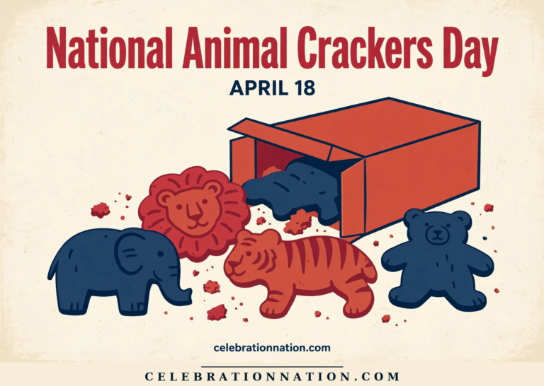 National Animal Crackers Day poster