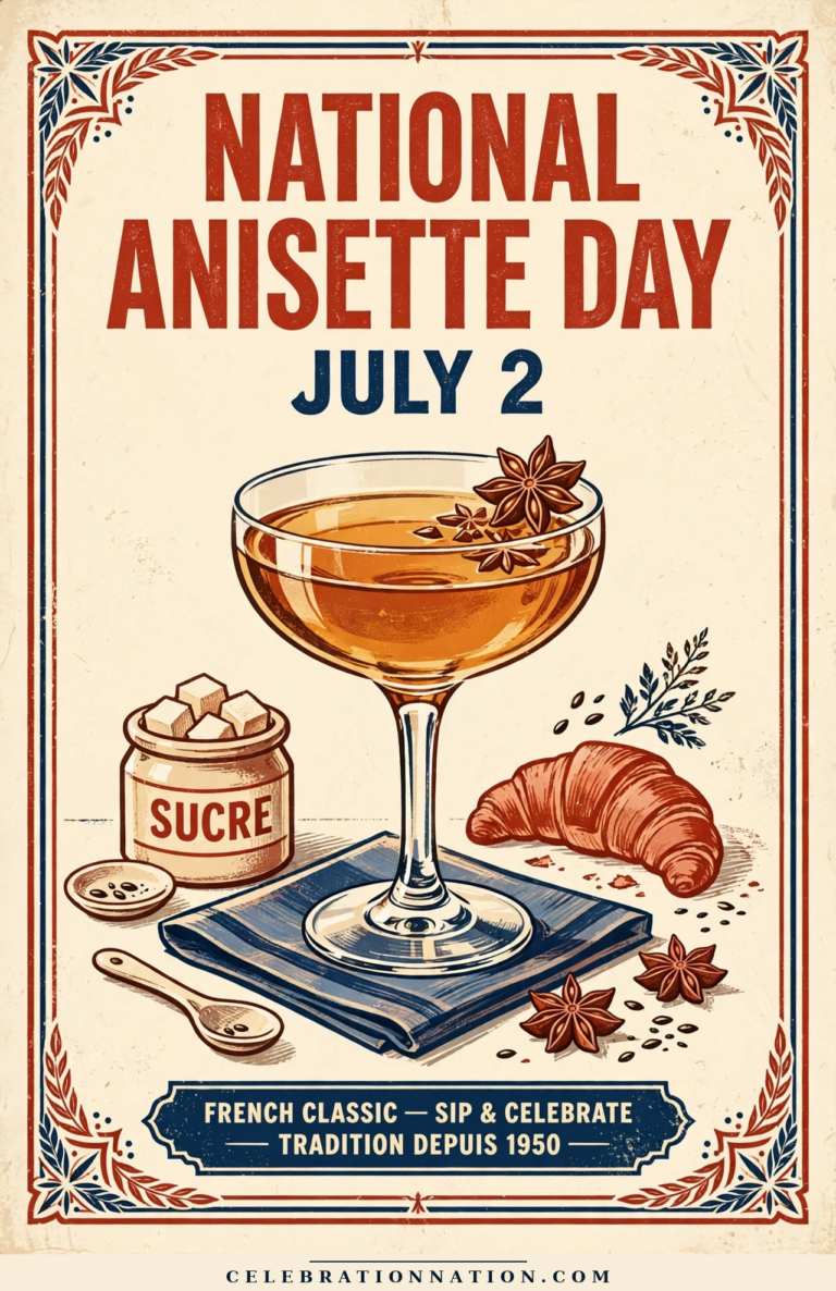 National Anisette Day poster