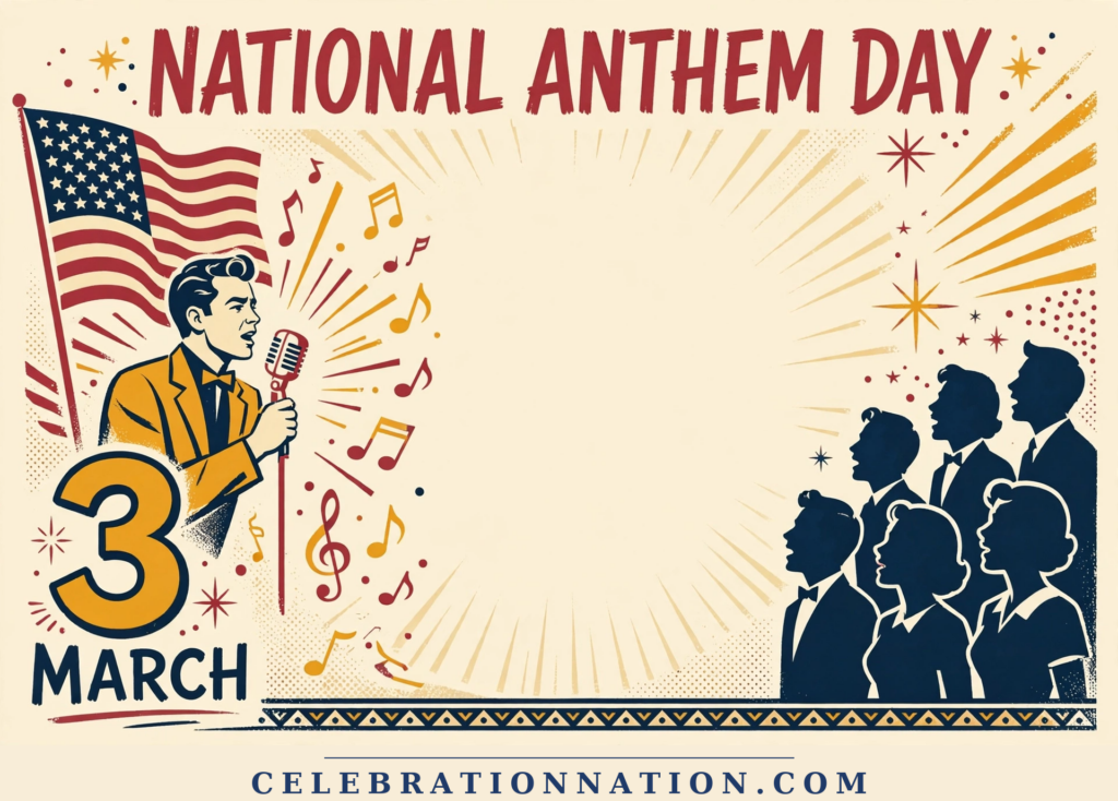 National Anthem Day poster