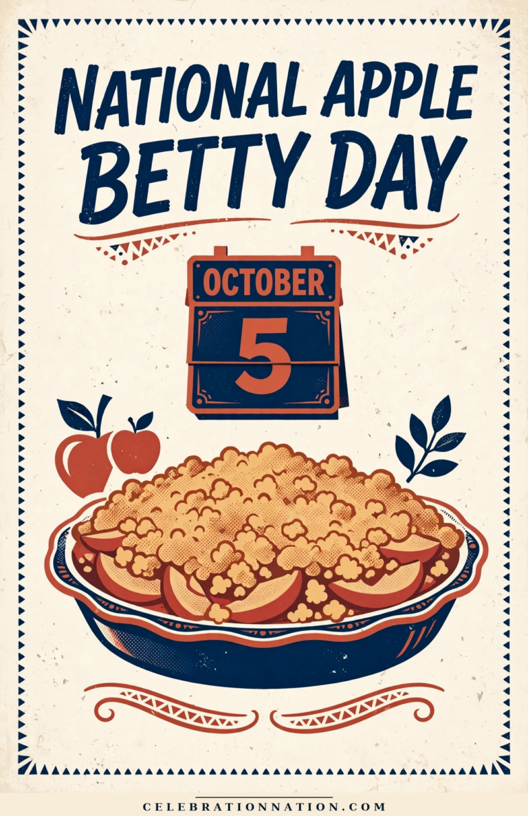 National Apple Betty Day poster