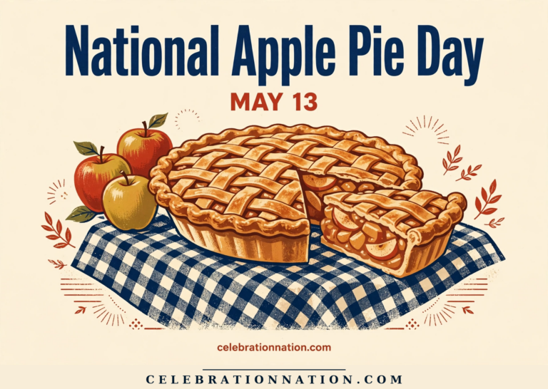 National Apple Pie Day poster