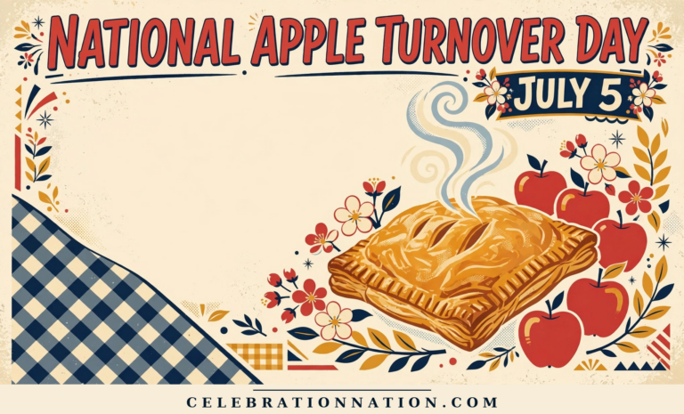 National Apple Turnover Day poster