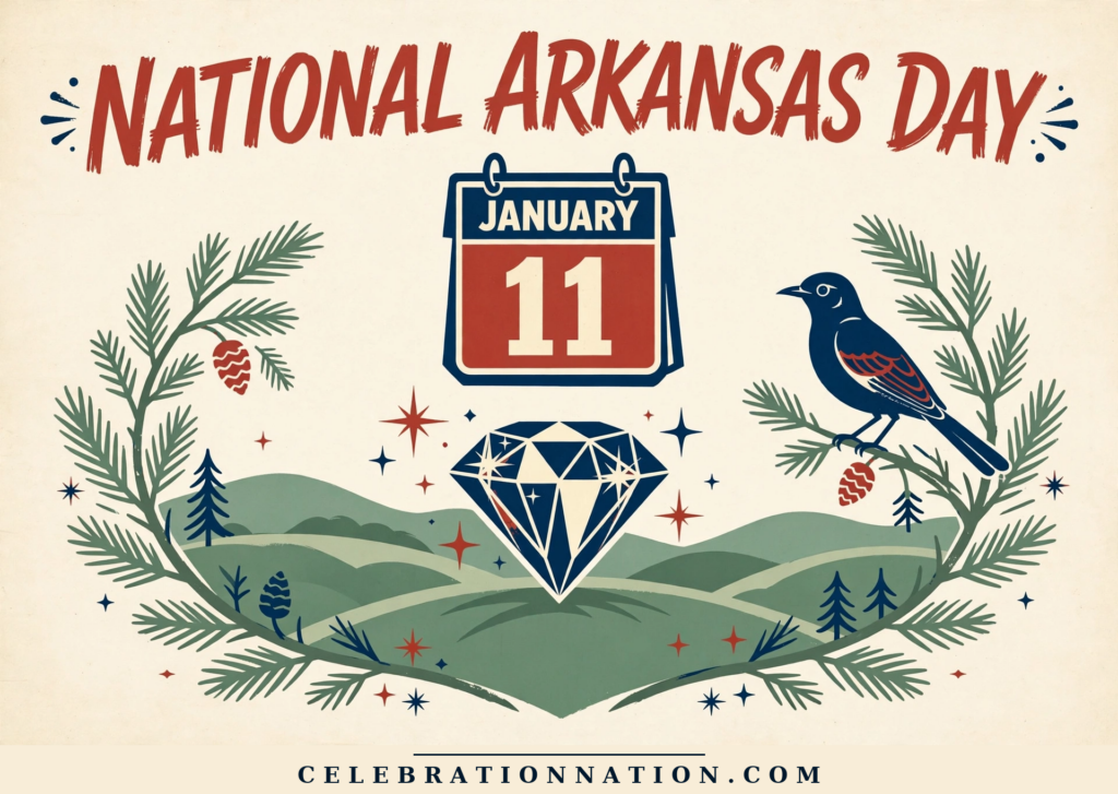 National Arkansas Day poster