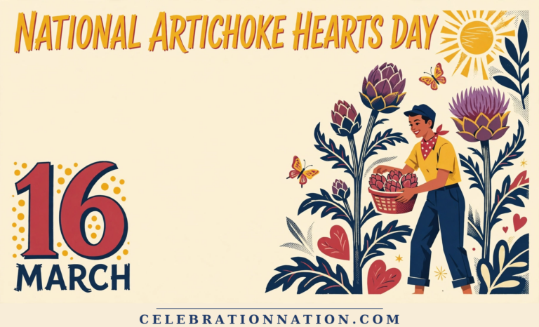 National Artichoke Hearts Day poster
