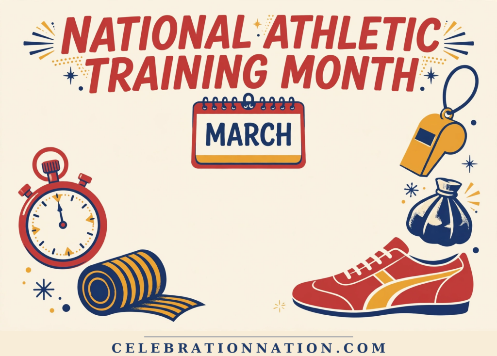 National Athletic Training Month poster
