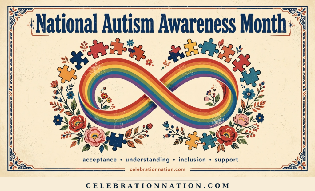 National Autism Awareness Month poster