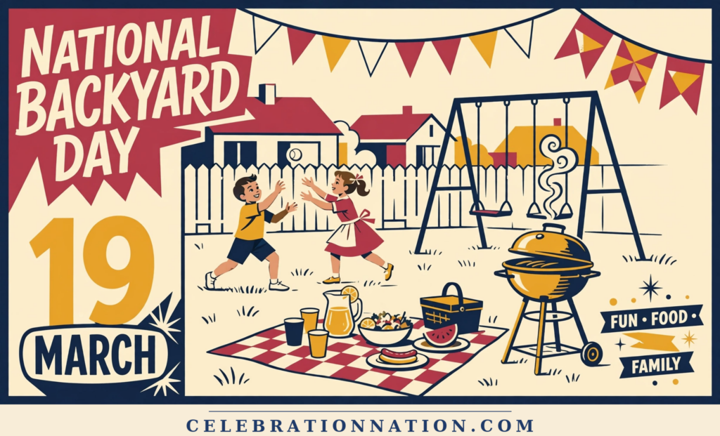 National Backyard Day poster