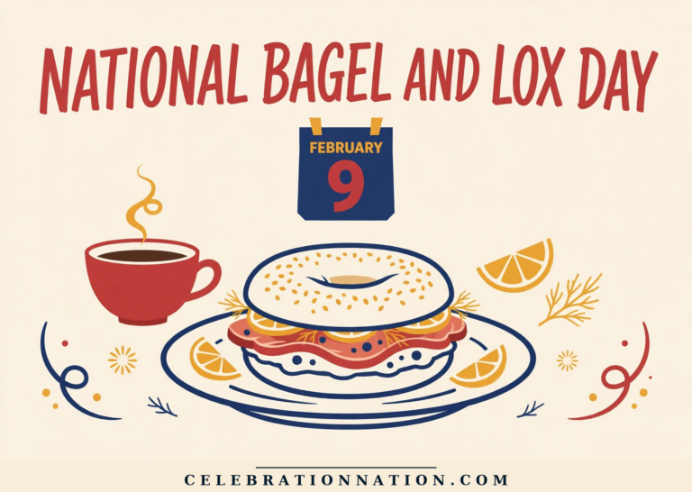National Bagel and Lox Day poster